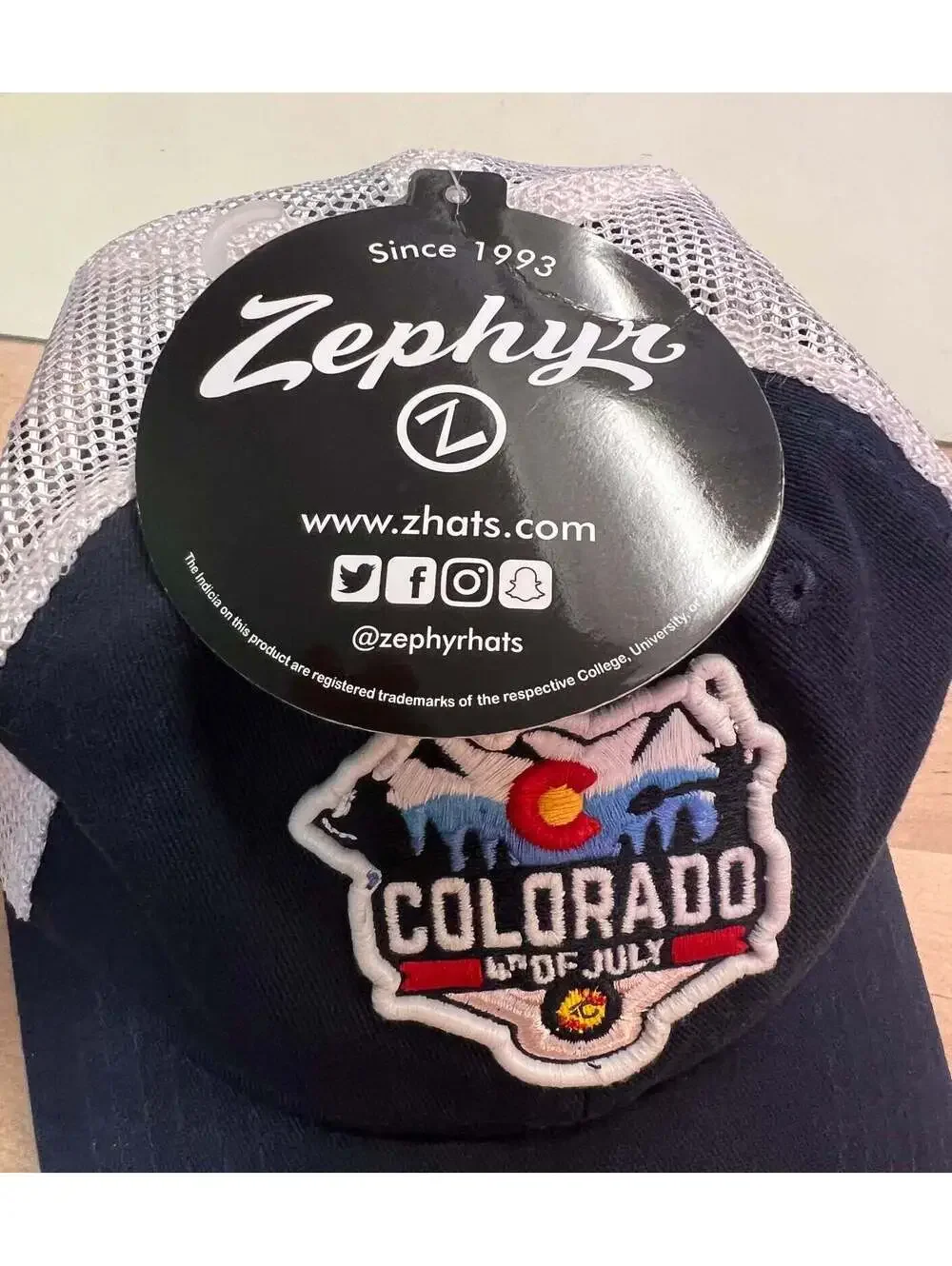 Zephyr Colorado 4th of July Trucker Hat